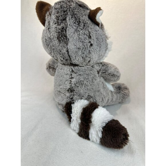 Aurora Plush Raccoon Stuffed Animal Toy 12" Gray & White Soft Cuddly Kids Gift - Picture 5 of 5